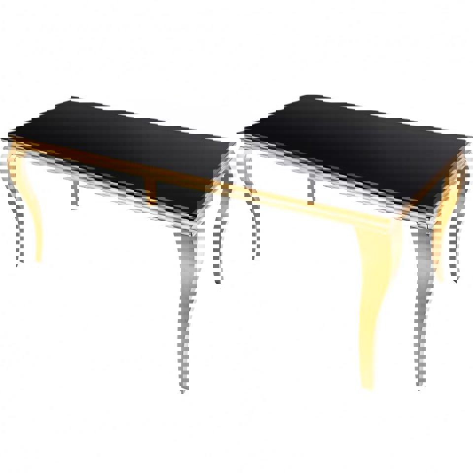 858_Glass_Dinning T / Gold